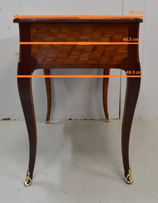 Small 18th Century Louis XV Lady's Desk in Amaranth and Violet Wood-RVK-701788