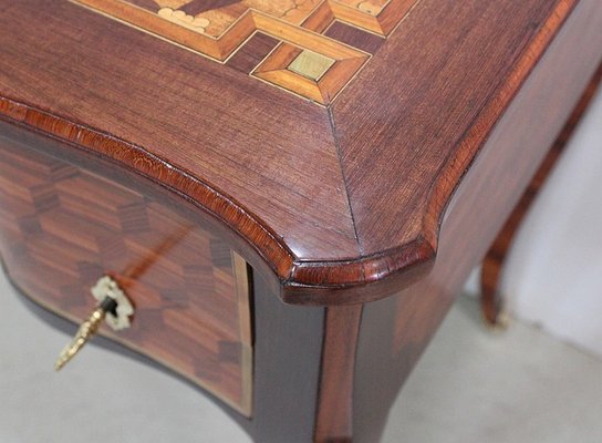 Small 18th Century Louis XV Lady's Desk in Amaranth and Violet Wood-RVK-701788