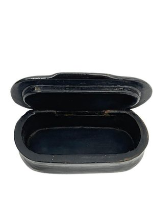 Small 18th Century Papier-Mâché Snuff Box-UCH-1224383