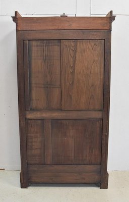 Small 19th Century Burl Veneer and Mahogany Display Cabinet-RVK-708990