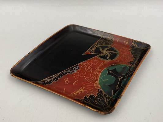 Small 19th Century Dishes in Japanese Lacquer, Set of 5-QKG-1357212