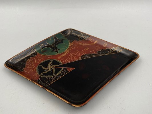 Small 19th Century Dishes in Japanese Lacquer, Set of 5-QKG-1357212