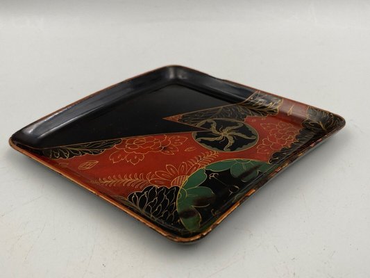 Small 19th Century Dishes in Japanese Lacquer, Set of 5-QKG-1357212