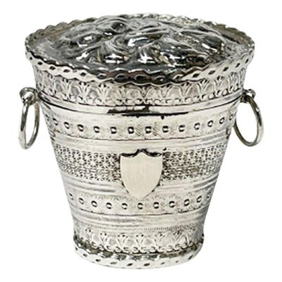 Small 19th Century Dutch Silver Lodderein or Scent Box by Reitsma Sr., Sneek-UCH-1224534