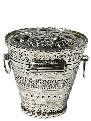 Small 19th Century Dutch Silver Lodderein or Scent Box by Reitsma Sr., Sneek-UCH-1224534