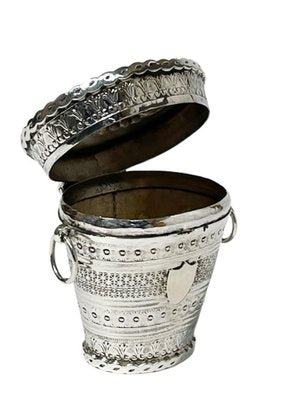 Small 19th Century Dutch Silver Lodderein or Scent Box by Reitsma Sr., Sneek-UCH-1224534