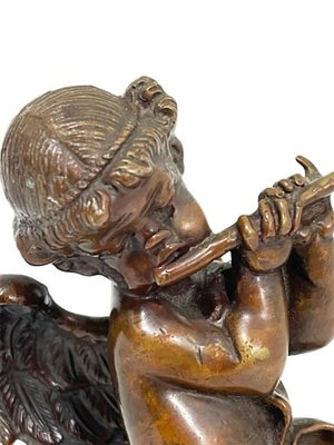 Small 19th Century French Bronze Statuette of a Putti-UCH-1298086