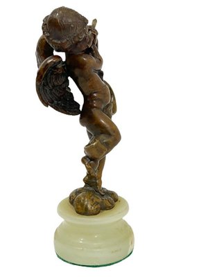 Small 19th Century French Bronze Statuette of a Putti-UCH-1298086