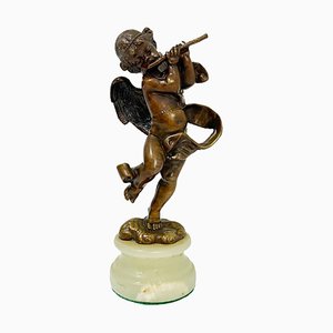 Small 19th Century French Bronze Statuette of a Putti-UCH-1298086