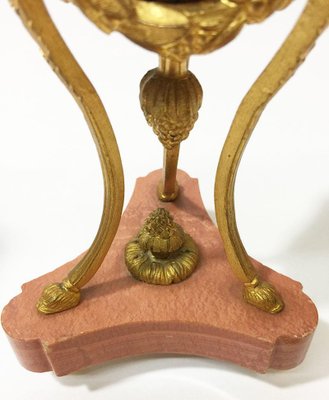 Small 19th Century French Gilt Bronze Cassolettes, Set of 2-UCH-1224593