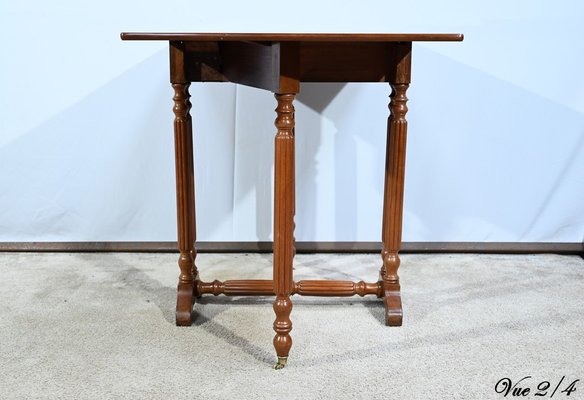 Small 19th Century Louis Philippe Mahogany Auxiliary Table-RVK-1744127