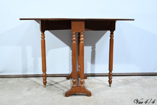 Small 19th Century Louis Philippe Mahogany Auxiliary Table-RVK-1744127