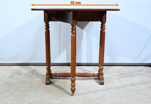 Small 19th Century Louis Philippe Mahogany Auxiliary Table-RVK-1744127