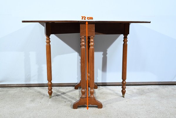 Small 19th Century Louis Philippe Mahogany Auxiliary Table-RVK-1744127