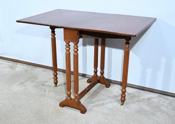 Small 19th Century Louis Philippe Mahogany Auxiliary Table-RVK-1744127