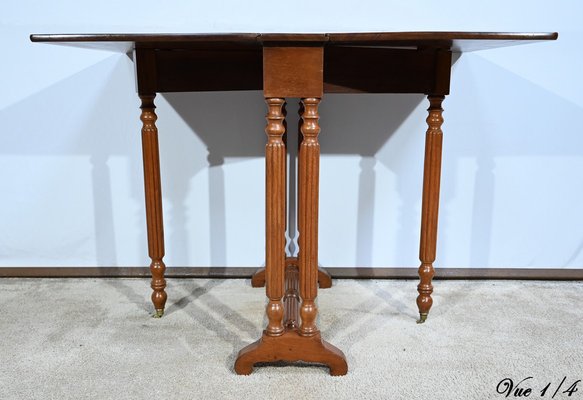 Small 19th Century Louis Philippe Mahogany Auxiliary Table-RVK-1744127