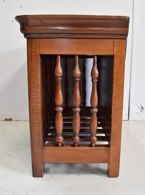 Small 19th Century Louis Philippe Walnut Panetiere-RVK-657604