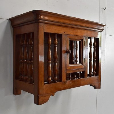 Small 19th Century Louis Philippe Walnut Panetiere-RVK-657604