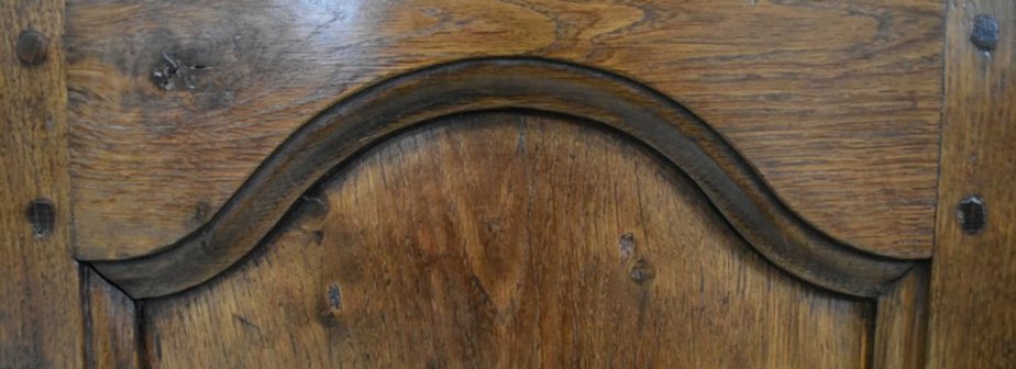 Small 19th Century Louis XIV Style Oak Desk-RVK-733767