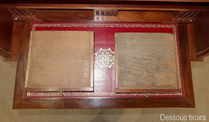 Small 19th Century Louis XVI Mahogany Cylinder Desk-RVK-1189212