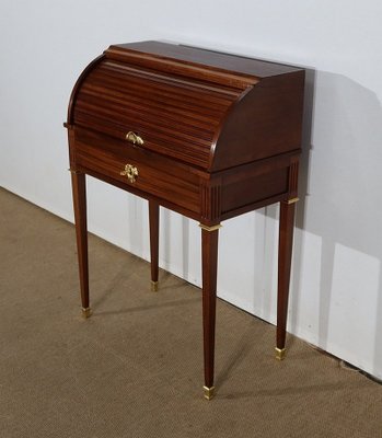 Small 19th Century Louis XVI Mahogany Cylinder Desk-RVK-1189212