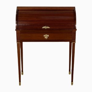 Small 19th Century Louis XVI Mahogany Cylinder Desk-RVK-1189212