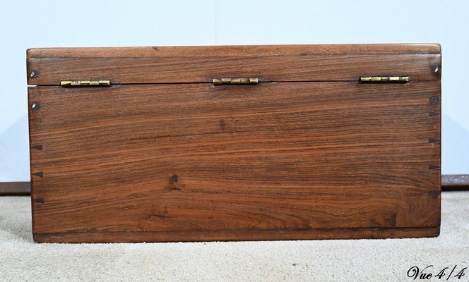 Small 19th Century Naval Chest in Teak-RVK-1744154