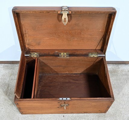 Small 19th Century Naval Chest in Teak-RVK-1744154