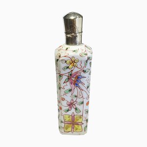 Small 19th Century Porcelain Enameled Scent Perfume Bottle-UCH-1224639