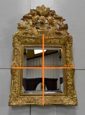 Small 19th Century Regency Giltwood Mirror-RVK-716037