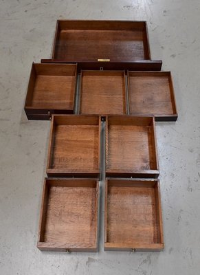 Small 19th Century Retour d’Égypte Mahogany Veneer Secretaire-RVK-581251