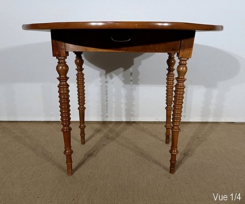 Small 19th Century Solid Walnut Console Side Table-RVK-1226487