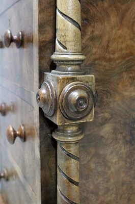 Small 19th Century Victorian English Walnut Desk-RVK-564334