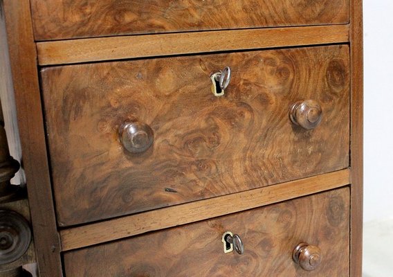 Small 19th Century Victorian English Walnut Desk-RVK-564334