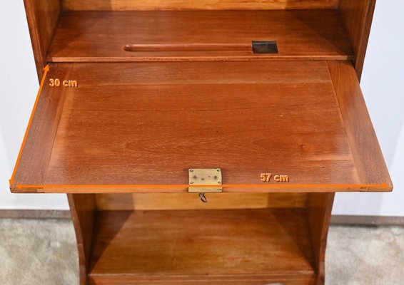 Small 20th Century England Secretary Massive Mahogany Billets, 1890s-RVK-1720062