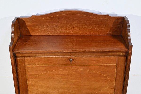 Small 20th Century England Secretary Massive Mahogany Billets, 1890s-RVK-1720062