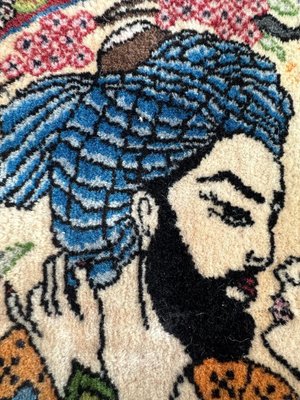 Small Abadeh Pictorial Rug, 1980s-YMM-2023194