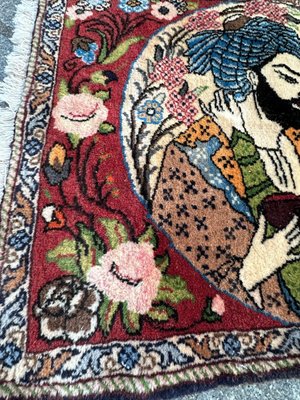 Small Abadeh Pictorial Rug, 1980s-YMM-2023194