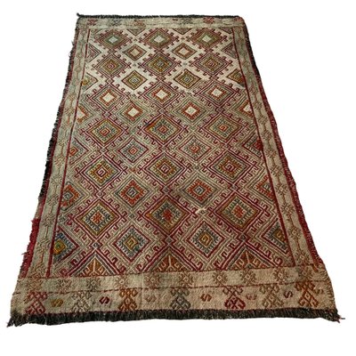 Small Anatolian Turkish Kilim Rug-AIV-1266653