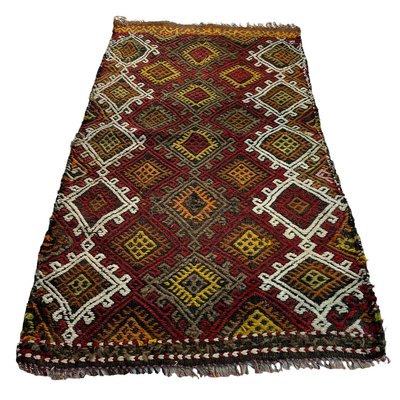 Small Anatolian Turkish Kilim Rug-AIV-1293849