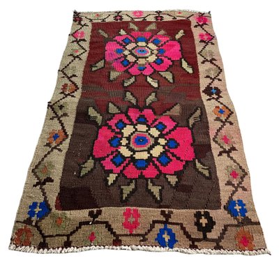 Small Anatolian Turkish Kilim Rug-AIV-1266634