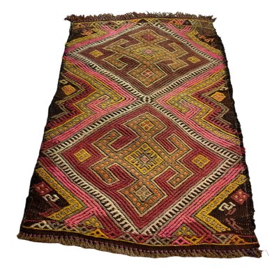 Small Anatolian Turkish Kilim Rug-AIV-1266632