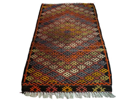 Small Anatolian Turkish Kilim Rug-AIV-1266652