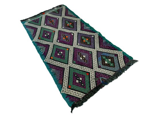 Small Anatolian Turkish Kilim Rug-AIV-1293859