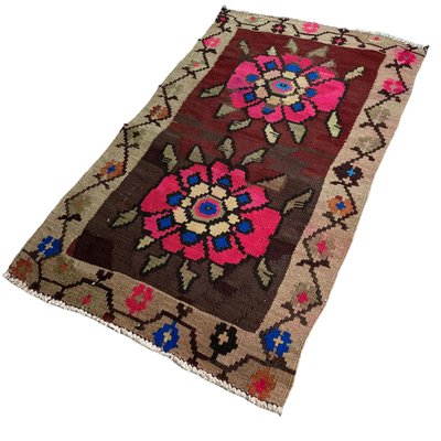 Small Anatolian Turkish Kilim Rug-AIV-1266634