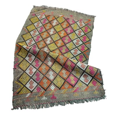 Small Anatolian Turkish Kilim Rug-AIV-1266646