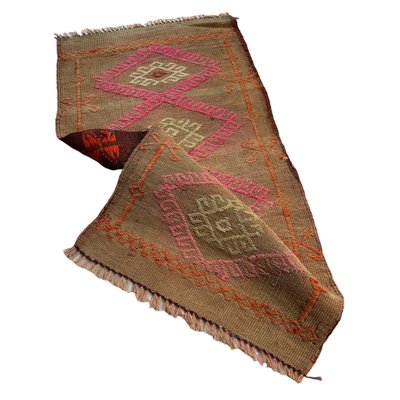 Small Anatolian Turkish Kilim Rug-AIV-1266635