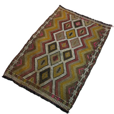 Small Anatolian Turkish Kilim Rug-AIV-1266651