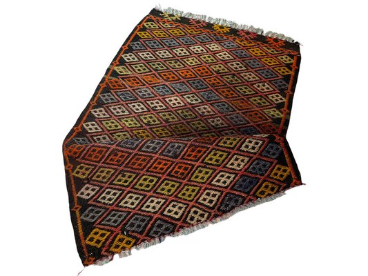 Small Anatolian Turkish Kilim Rug-AIV-1266652