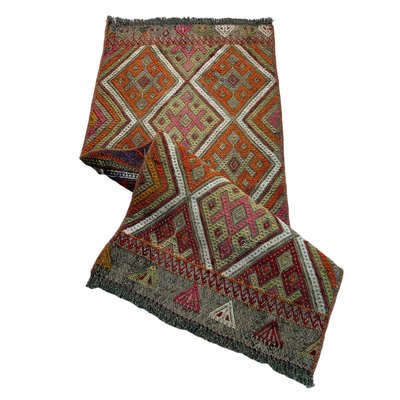 Small Anatolian Turkish Kilim Rug-AIV-1293851